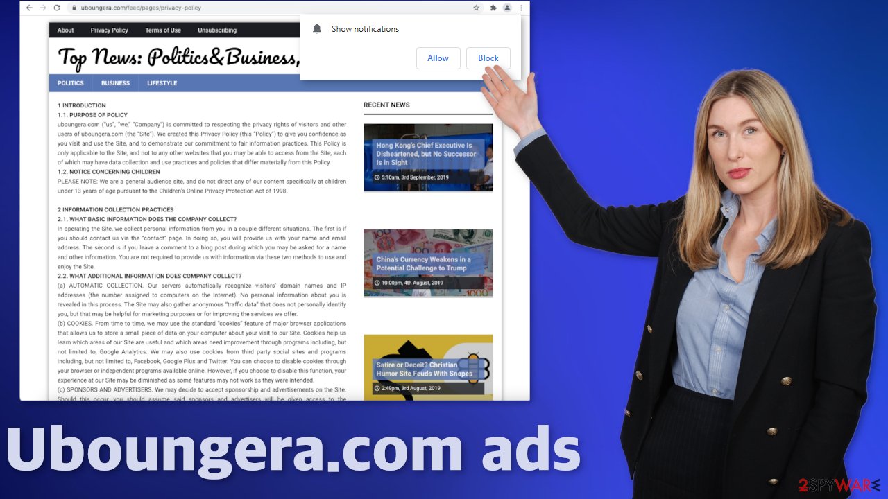 Uboungera.com ads