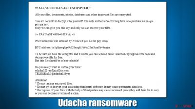 Udacha ransomware