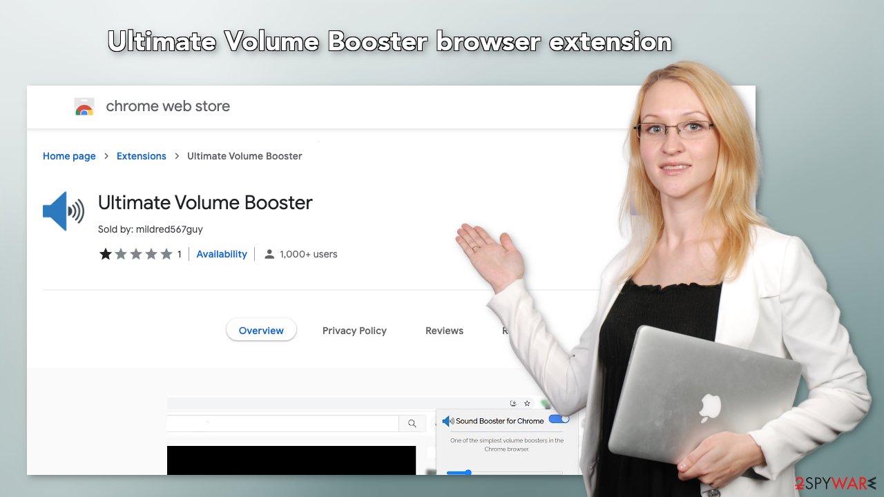 Ultimate Volume Booster browser extension