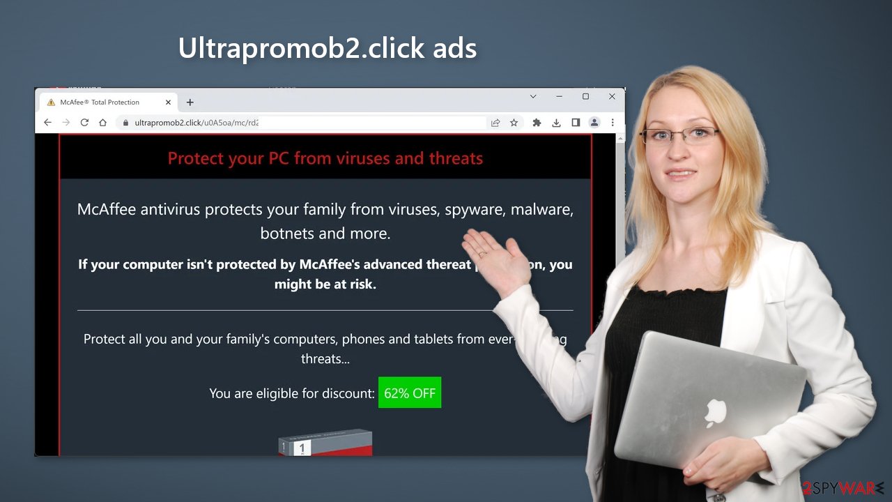 Ultrapromob2.click ads