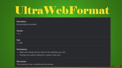 UltraWebFormat browser hijacker