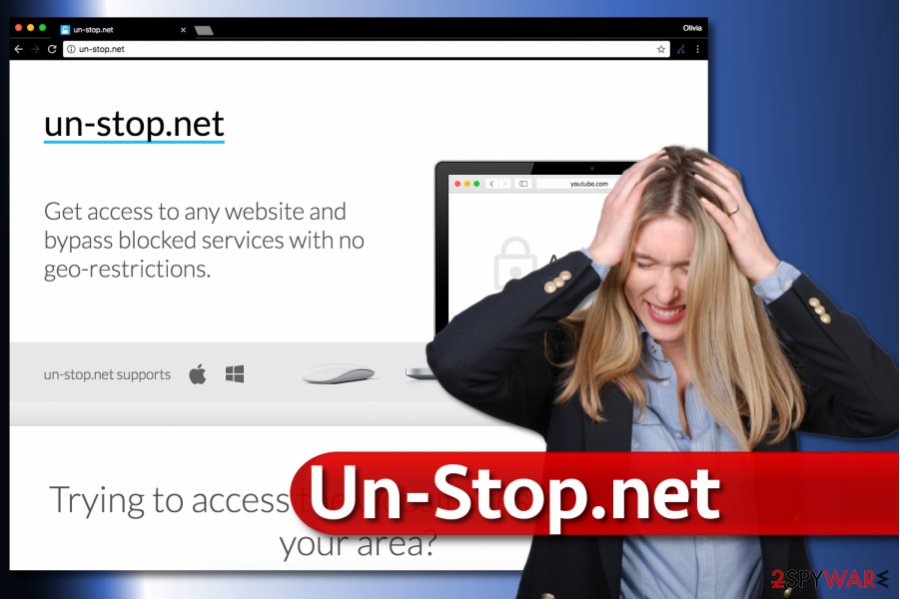 Un-Stop.net redirect virus