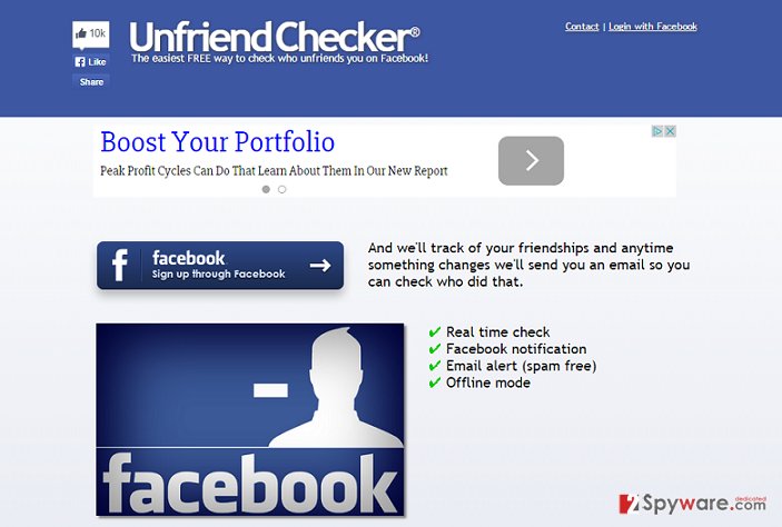 Unfriend Checker snapshot Unfriend Checker snapshot