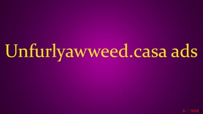 Unfurlyawweed.casa ads