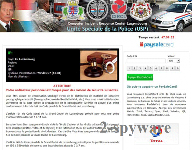 Unité Spéciale de la Police virus snapshot Unité Spéciale de la Police virus snapshot
