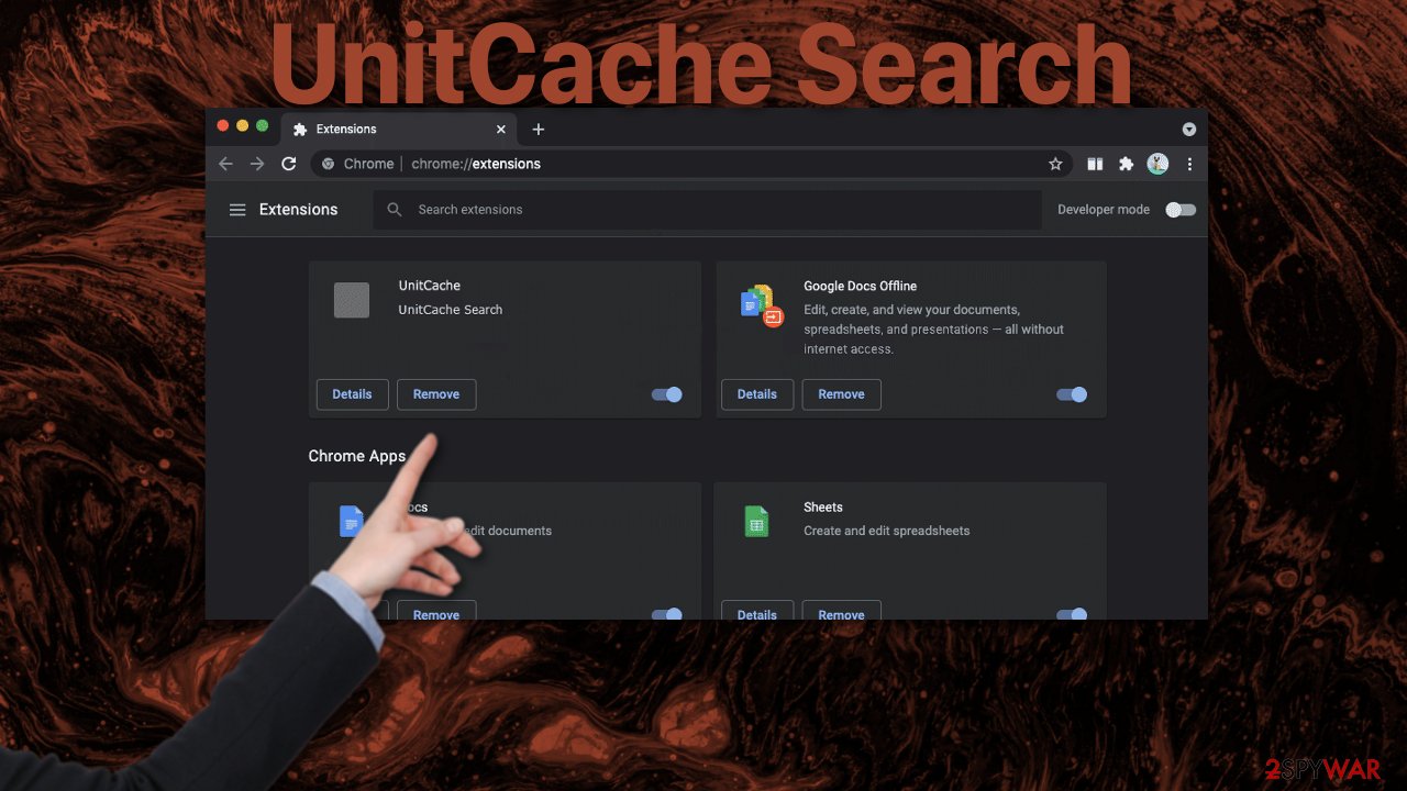 UnitCache search