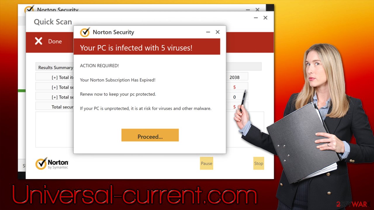 Universal-current.com virus