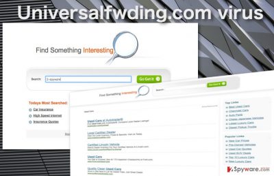 Universalfwding.com hijacker virus illustration