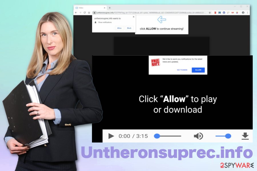 Untheronsuprec.info virus