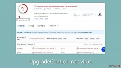 UpgradeControl mac virus