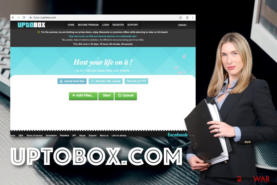 Uptobox.com virus
