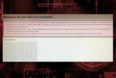 Uridzu ransomware ransom note