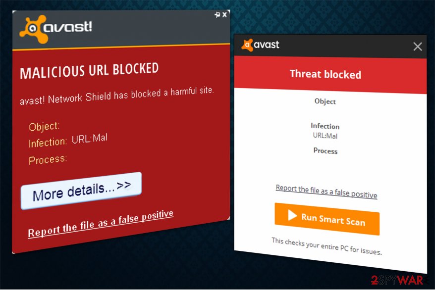 avast infections