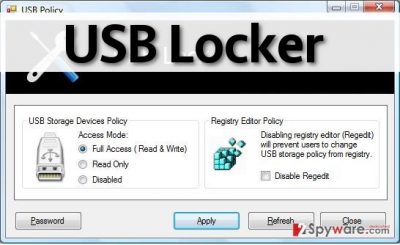 USB Locker adware