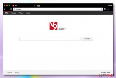 Image of v9.com virus