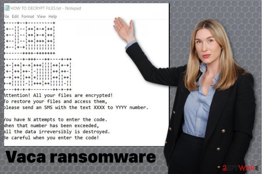 Vaca ransomware virus