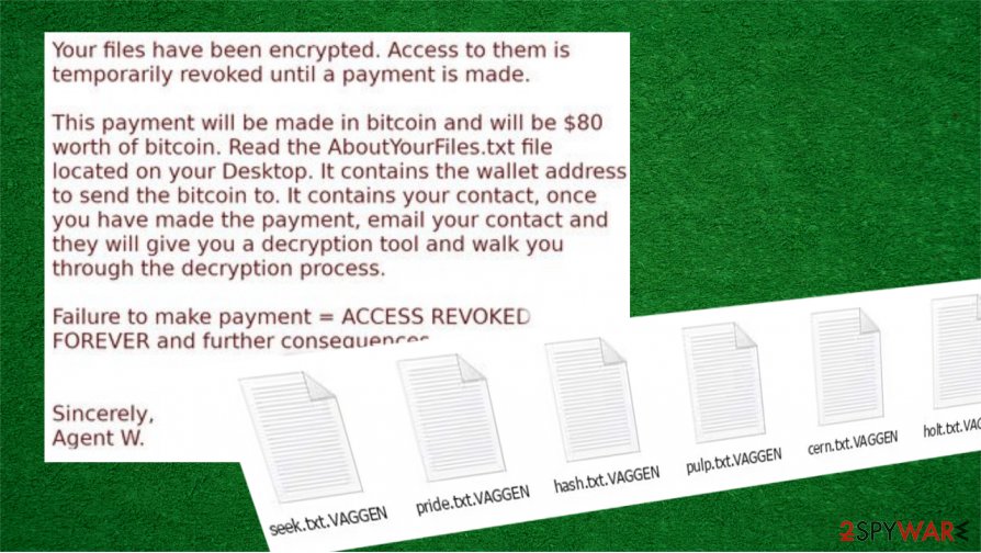 VAGGEN ransomware removal