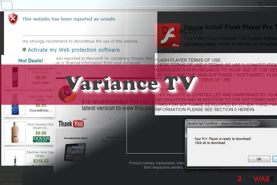Variance TV ads