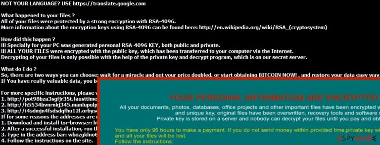 The image showing vegclass@aol.com virus