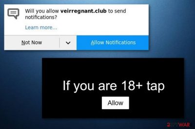 Veirregnant.club  adware