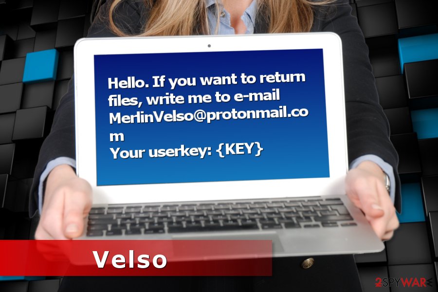 Velso ransomware image