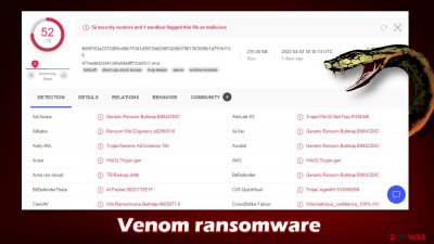 Venom ransomware