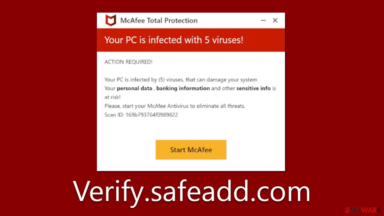 Verify.safeadd.com scam