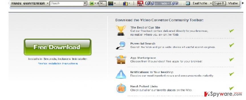 Video Converter Toolbar snapshot Video Converter Toolbar snapshot