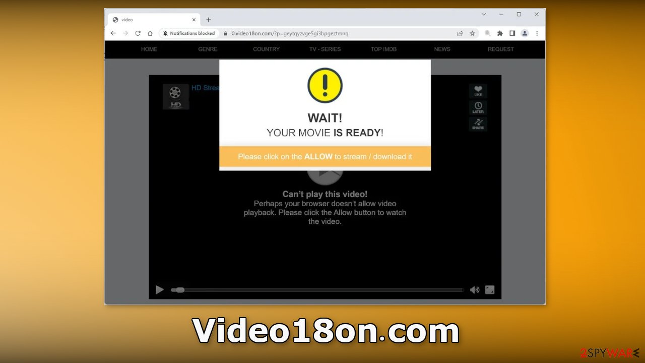 Video18on.com ads