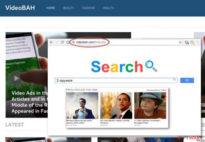 Videobah.com/find.php browser hijacker