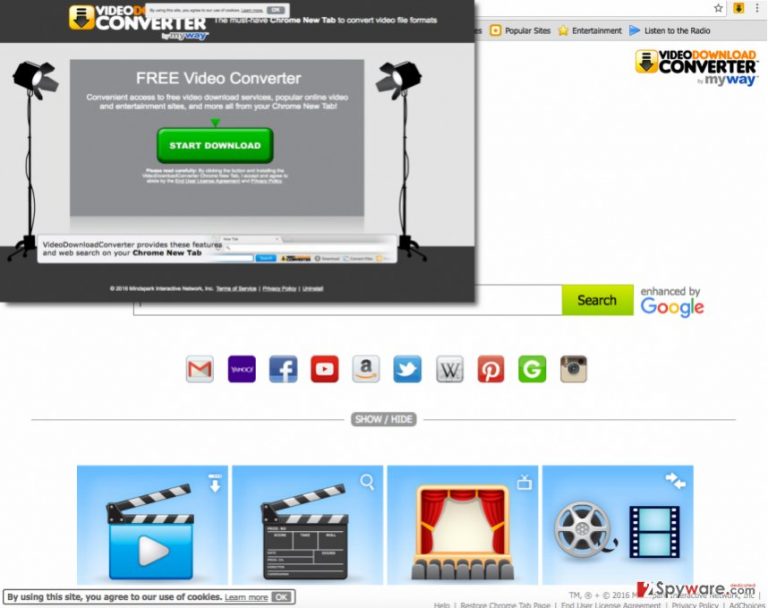 Image showing VideoDownloadConverter Toolbar installation page