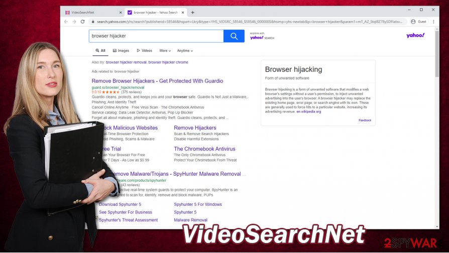 VideoSearchNet redrect