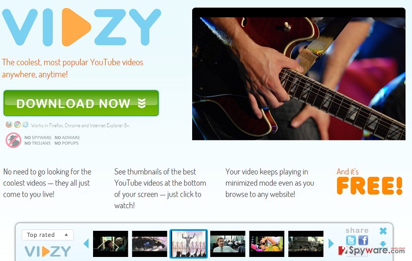 Vidzy adware Vidzy adware
