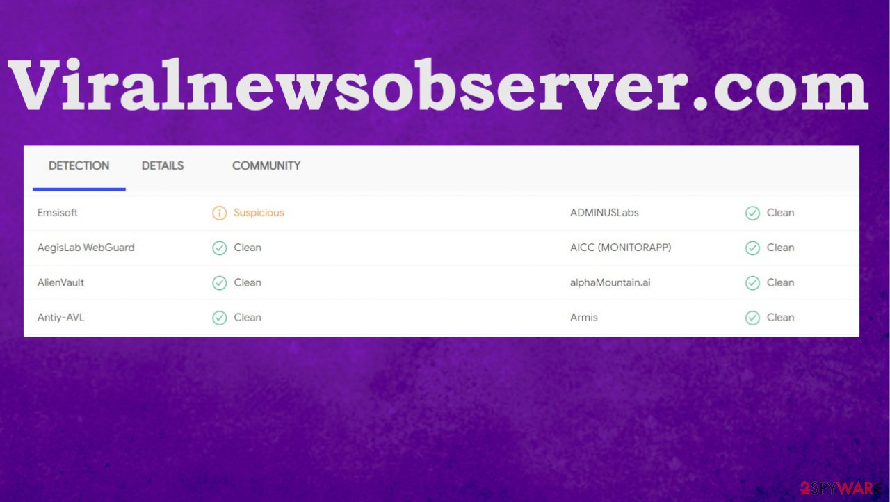 Viralnewsobserver virus