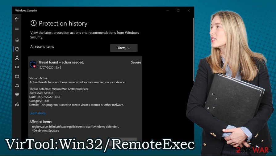 VirTool:Win32/RemoteExec virus