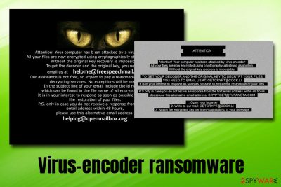 Virus-encoder ransomware