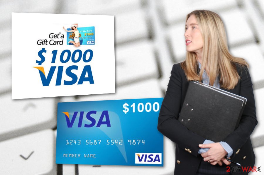 $1000 VISA Gift Card scam