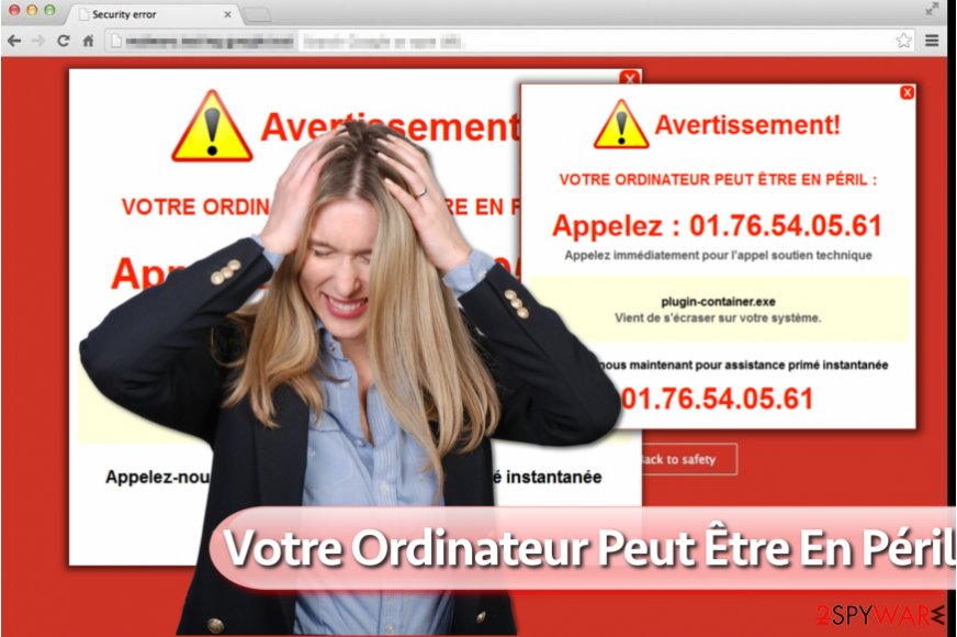 Votre Ordinateur Peut Être En Péril scam