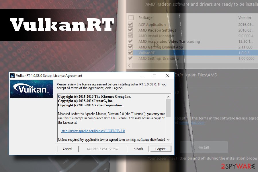 VulkanRT redirect virus illustrated