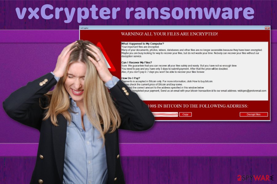 vxCrypter ransomware virus