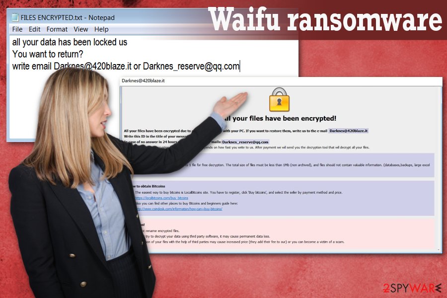 Waifu ransomware virus