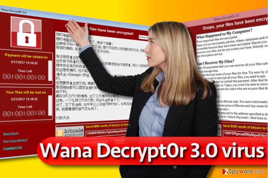 Wana Decrypt0r 3.0 ransomware