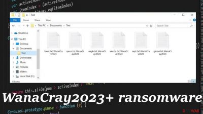 WanaCray2023+ ransomware