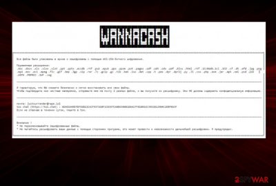 WANNACASH virus