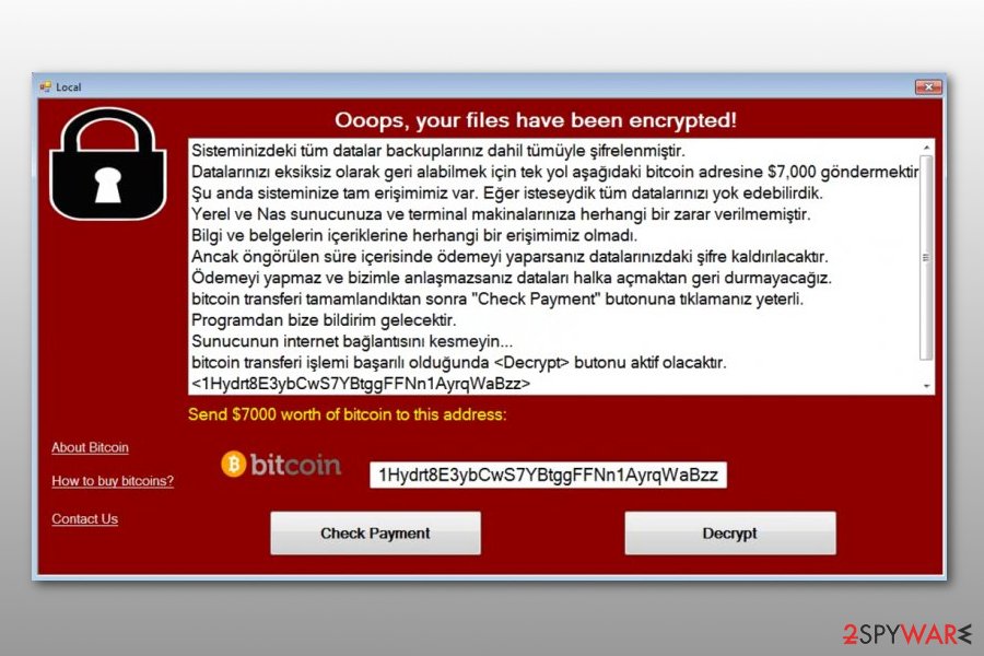 WannaCry imposter WannaCryOnClick ransomware