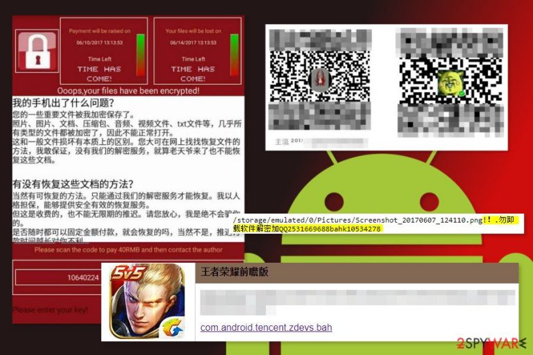 WannaLocker ransomware virus