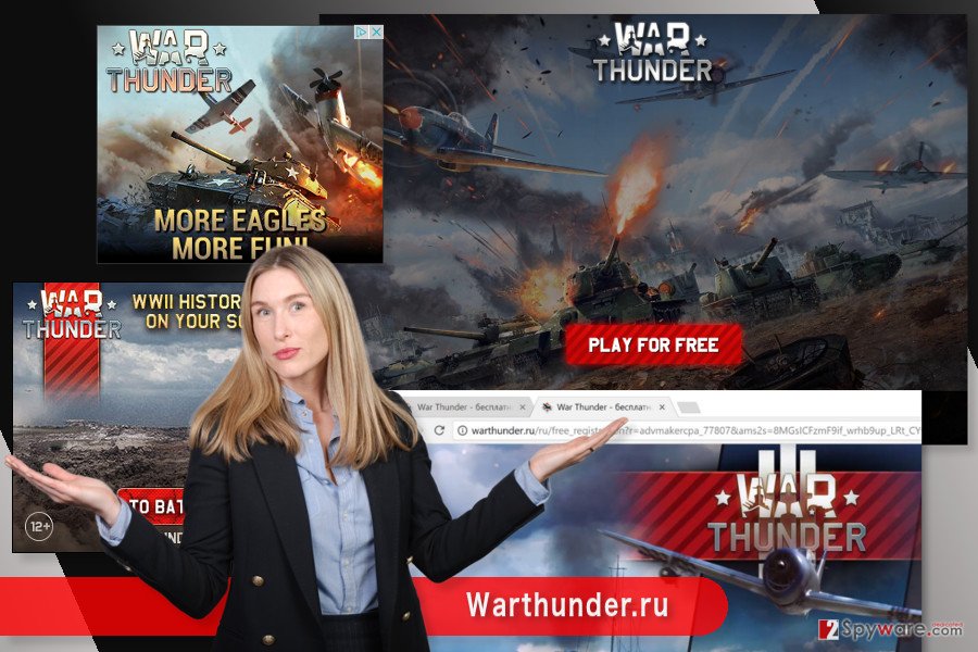 The image of Warthunder.ru virus