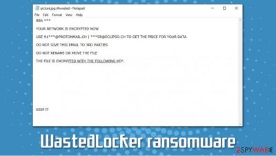 WastedLocker ransomware