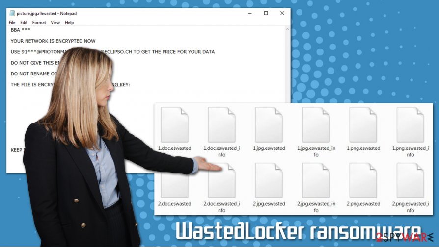 WastedLocker ransomware virus