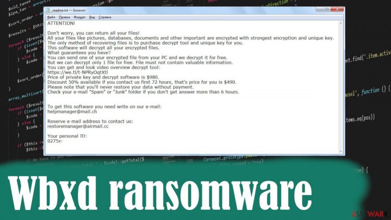 Wbxd ransomware